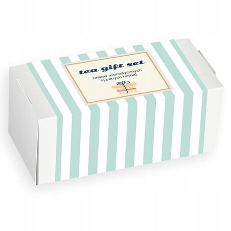 Zestaw 20 różnych herbat sypanych TEA GIFT SET - box prezentowy upominkowy dla kobiety faceta mamy taty babci dziadka na prezent upominek podziękowanie
