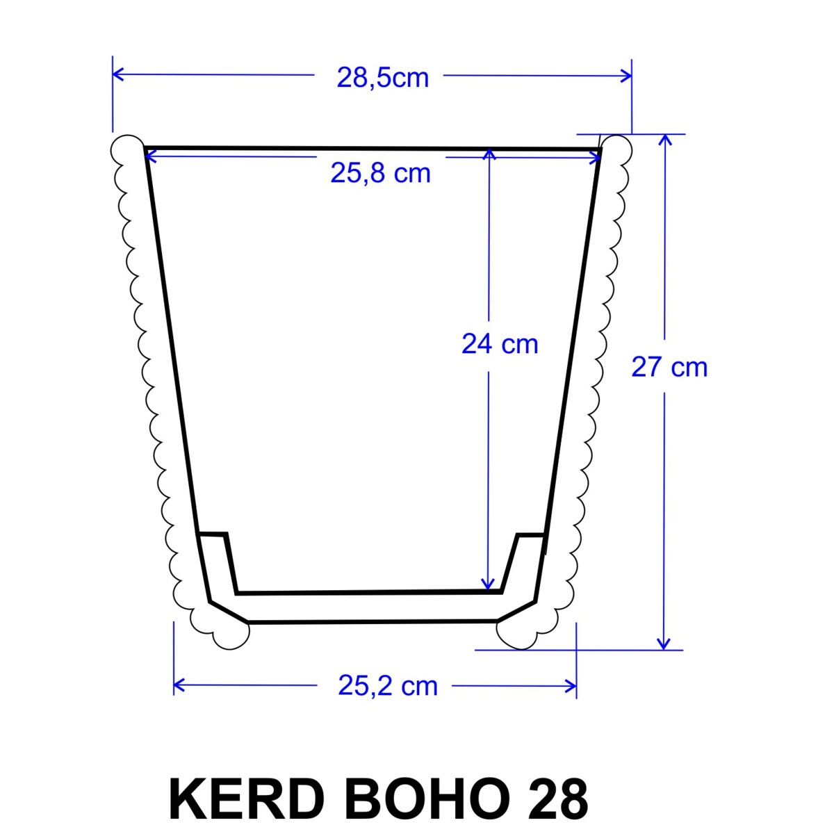 28 BOHO jutowa osłonka na doniczkę koszyk naturalny sznurek z trawy plecionej JUTA styl skandynawski etno loft wzór 28/200