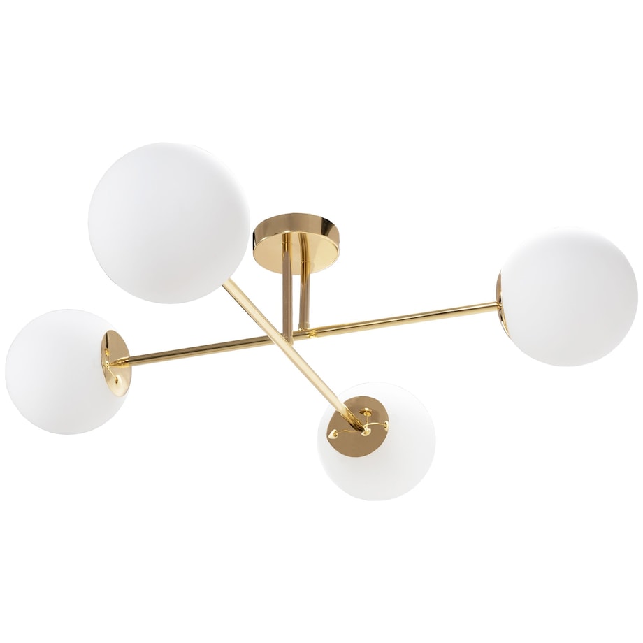 Lampa Sufitowa App1248-4Cp Złoty, Metal