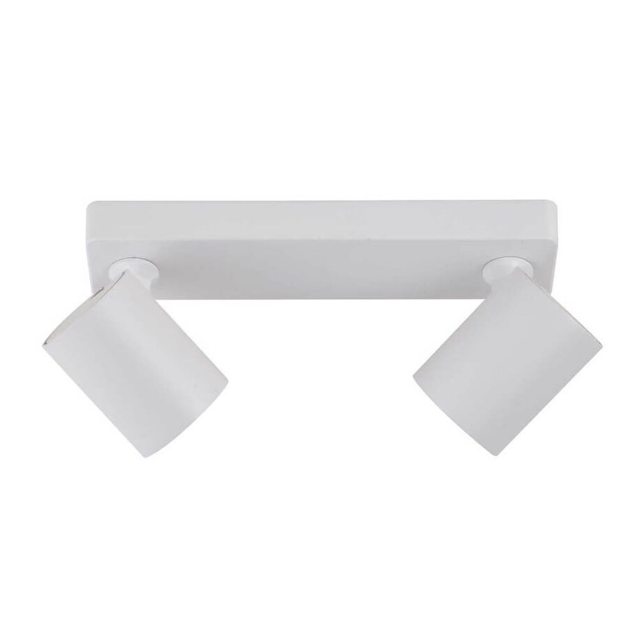 Sufitowa LAMPA regulowana SNOW LP-731/2W WH Light Prestige metalowa OPRAWA plafon reflektorki tuby natynkowe białe