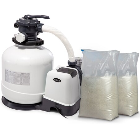 Pompa filtrująca piaskowa Intex 12000 l/h + piasek 50kg