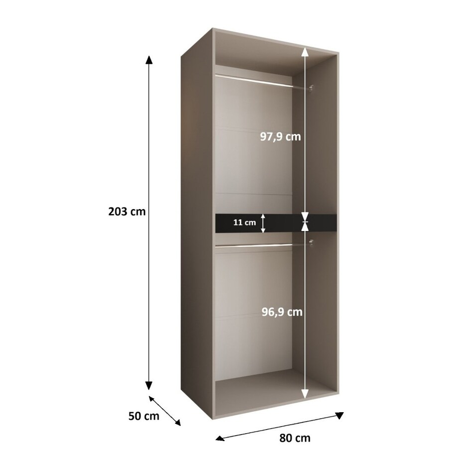 Szafa uchylna Salsa 160 wys 203 cm Kaszmir