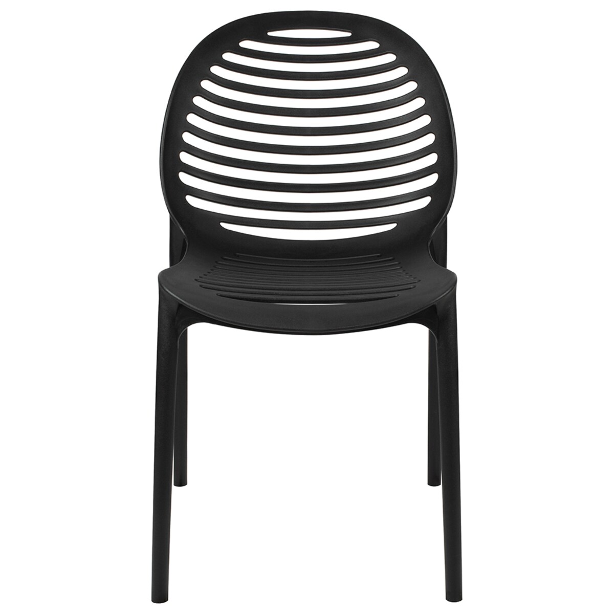 Krzesło SUNNY czarne - polipropylen
