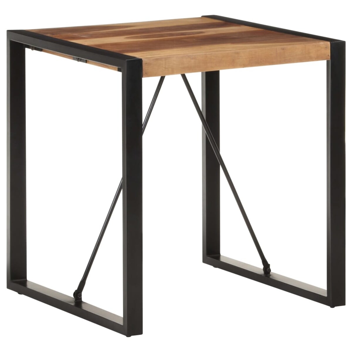 vidaXL Stolik jadalniany, 70x70x75 cm, lite drewno akacjowe