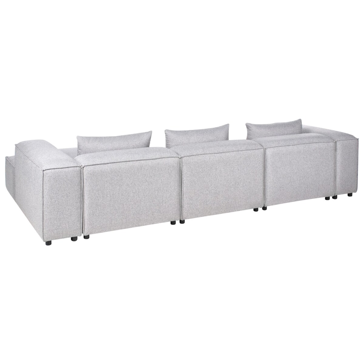 Narożnik modułowy dla 4 osób BRANDE Szary Lewostronny