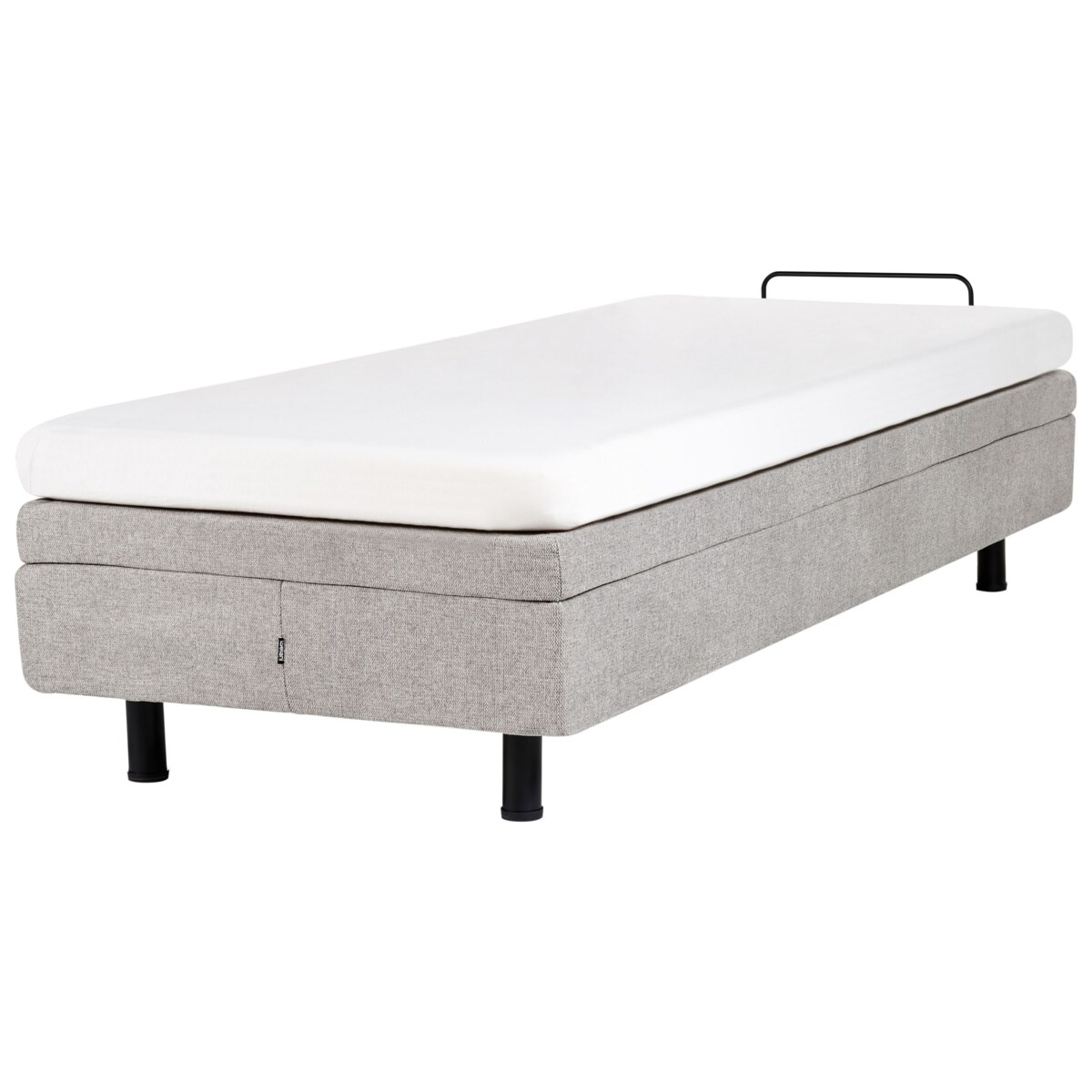 Łóżko regulowane bez zagłówka DUKE II 80 x 200 cm Jasnoszary