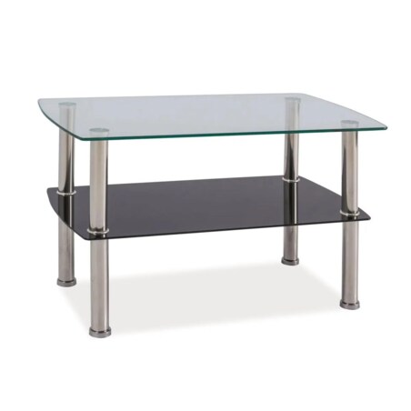 Ława IRENE 75x45 transparentna/chrom