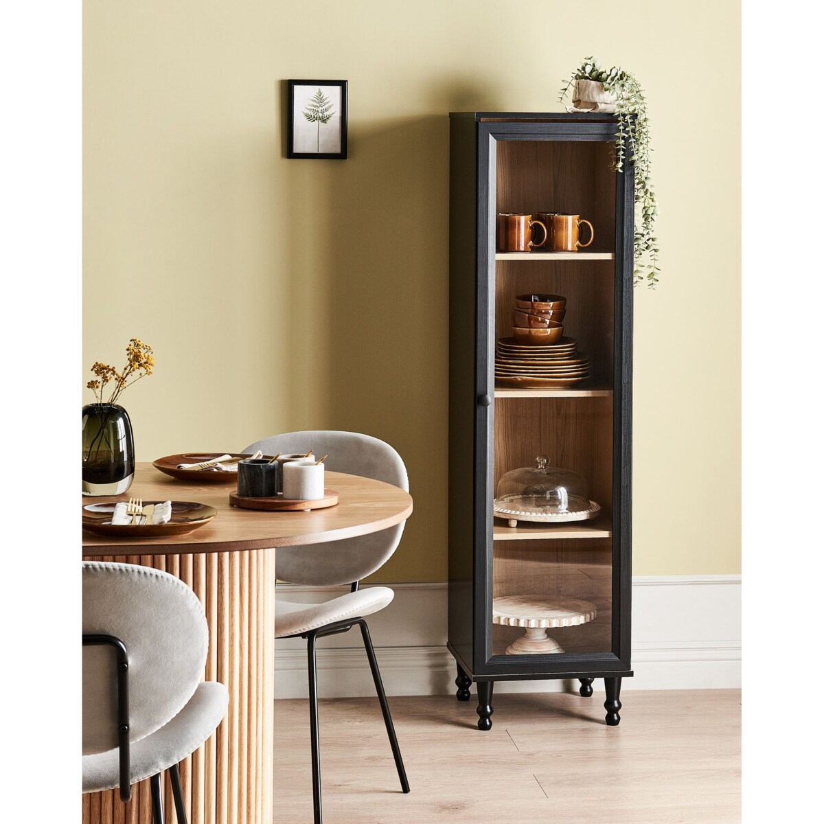 Witryna TINGLEDALE 40 cm Czarny