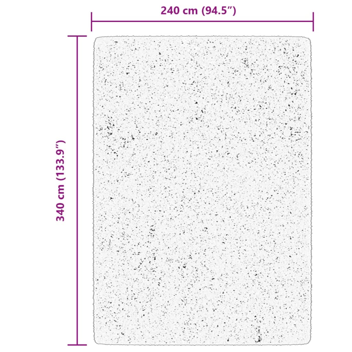 vidaXL Dywan ARBIZU do pomieszczeń i na zewnątrz, vintage, 240x340 cm