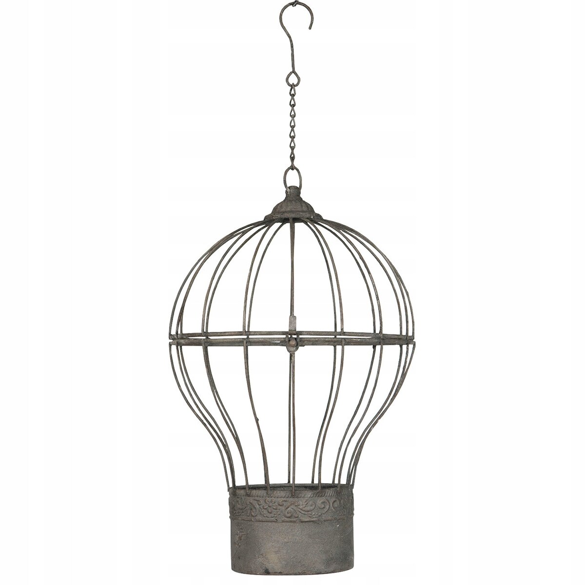 KWIETNIK KLATKA BALON do zawieszenia postawienia retro loft na bonsai