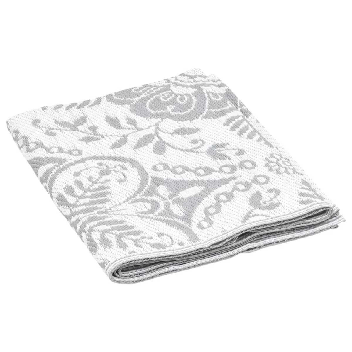 vidaXL Dywan zewnętrzny, ARAKIL Jasnoszary, 140x200 cm, PP