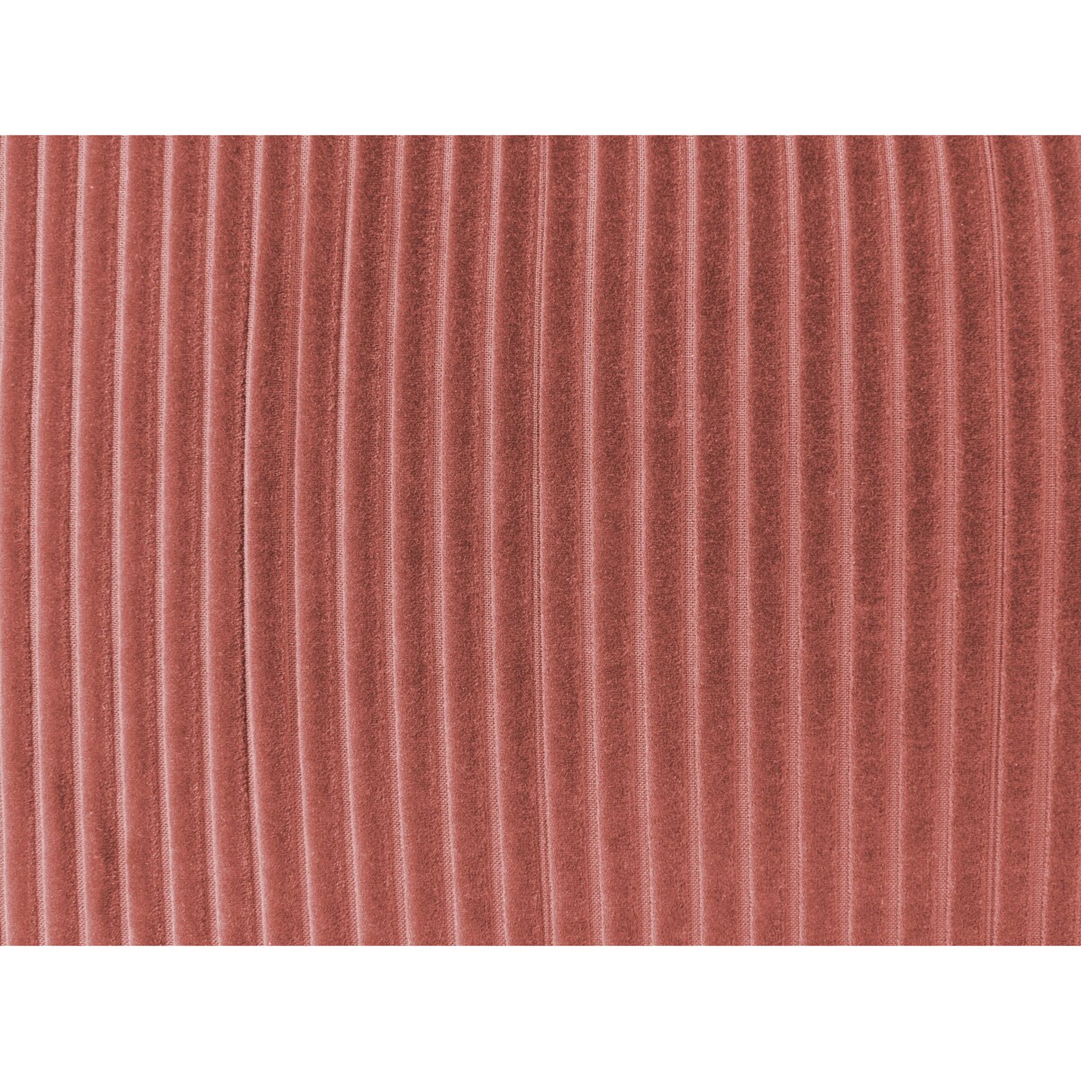 Puf sztruksowy 50 x 50 x 30 cm jasnoczerwony MUKKI