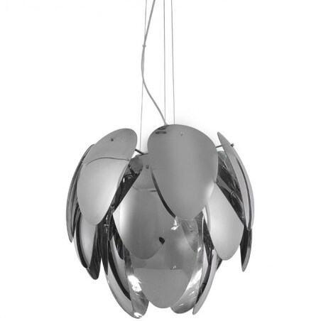 Nowoczesna lampa wisząca Antires szklane płatki do salonu