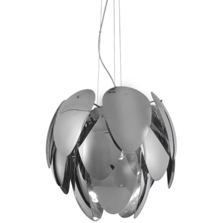 Nowoczesna lampa wisząca Antires szklane płatki do salonu