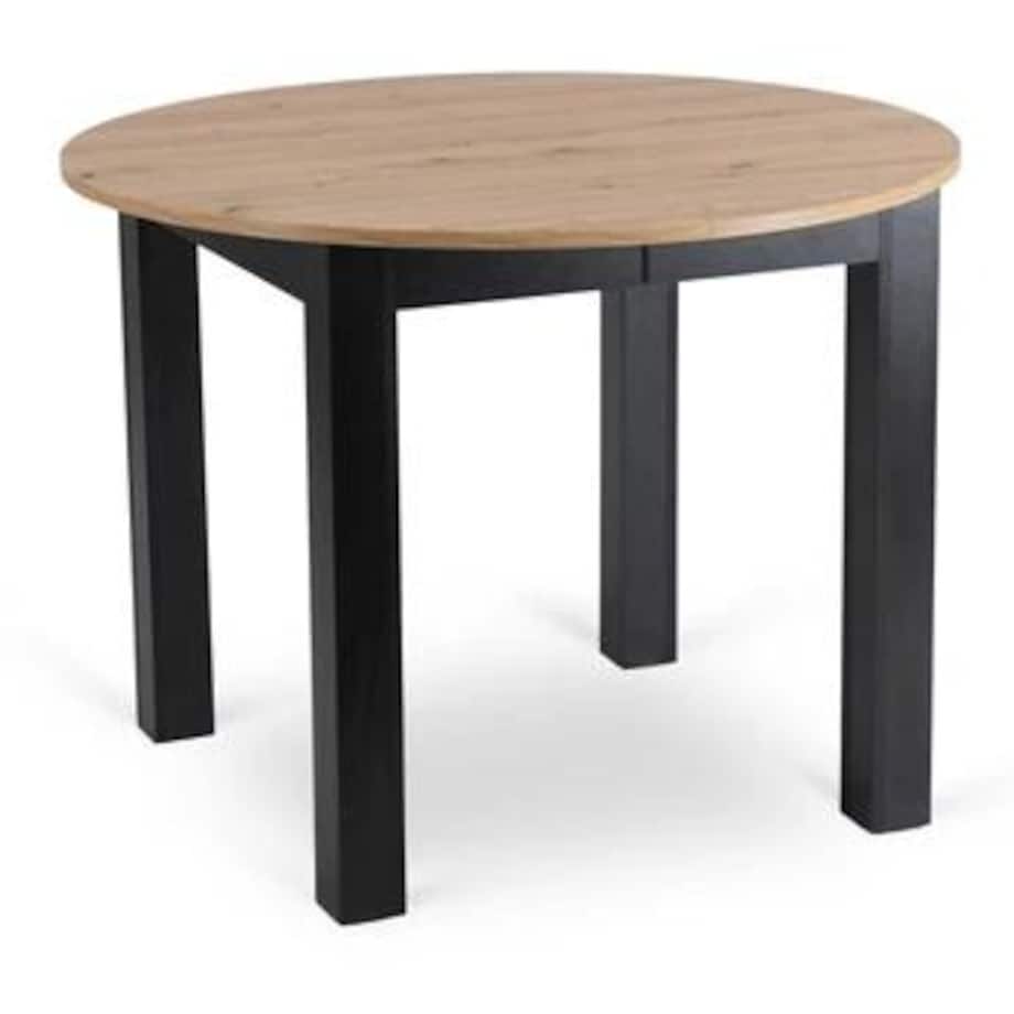 Stół okrągły rozkładany do jadalni dąb artisan 102-142 cm HARRY