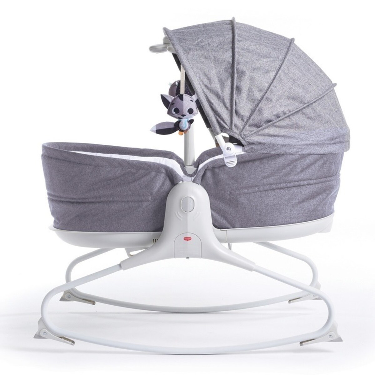 Wielofunkcyjny bujaczek Tiny z budką - Szary