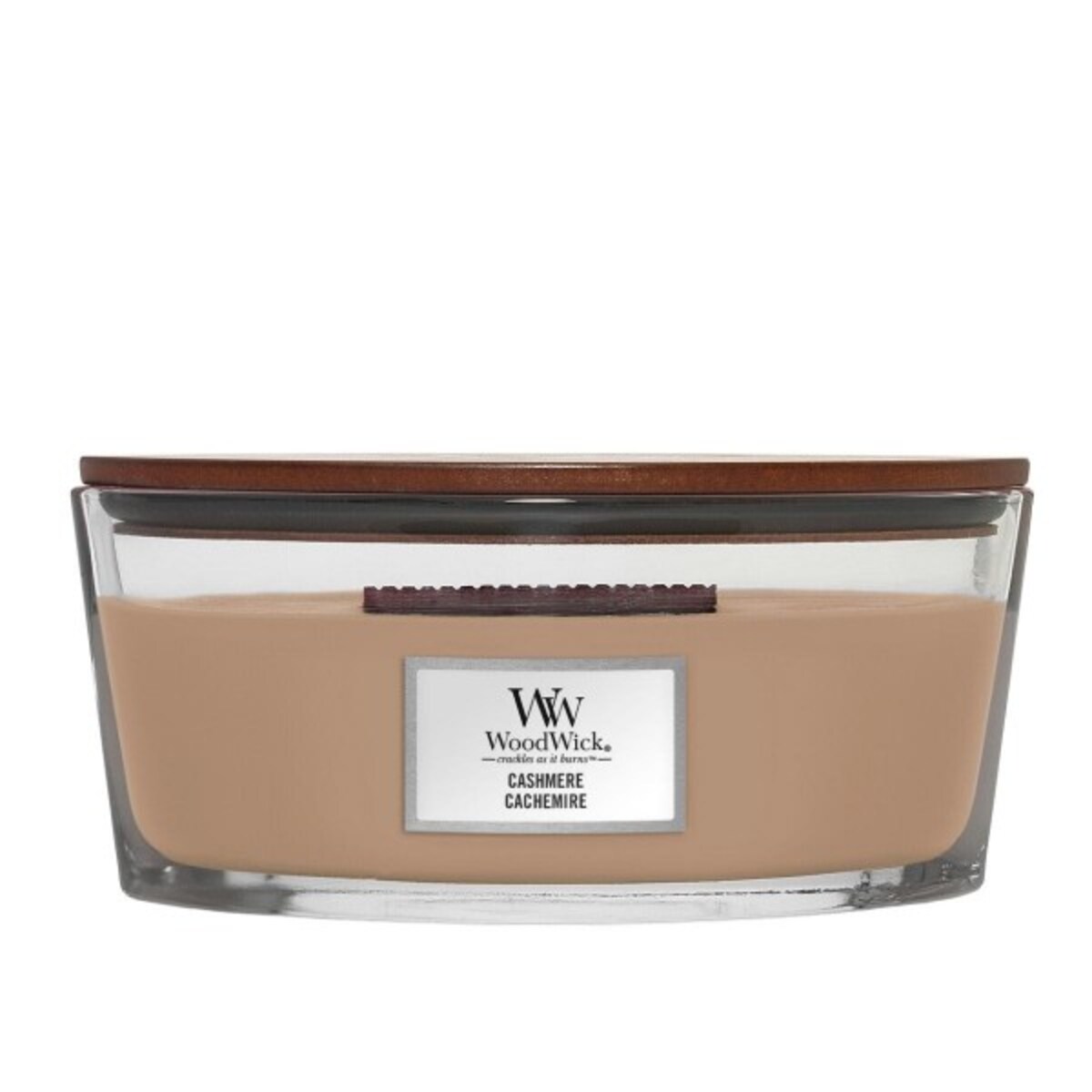 WoodWick świeca Elipsa CASHMERE