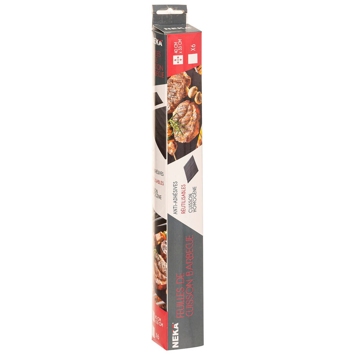 Wielorazowe maty na grilla przeciw przywieraniu BBQ, 6 szt.