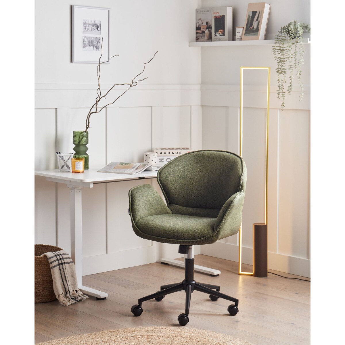 Krzesło obrotowe BELMAR Zielony