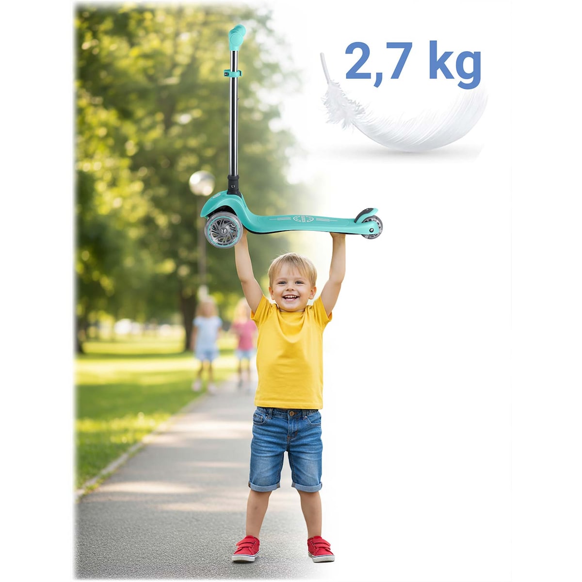 Hulajnoga trójkołowa dla dzieci Ricokids Glow balansowa świecąca w ciemności 765700