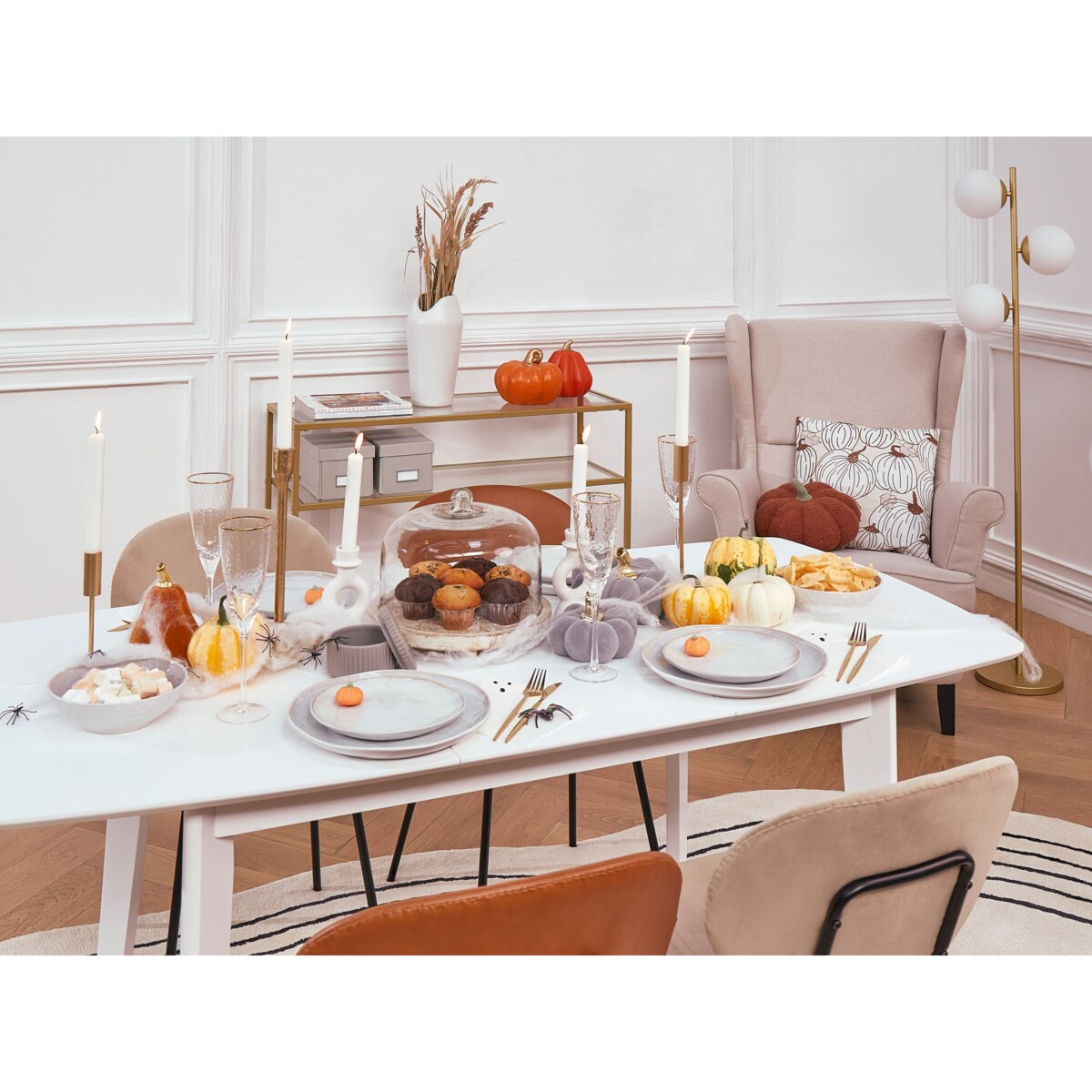 Zestaw sztućców 30 elementów FUSILLI Złoty