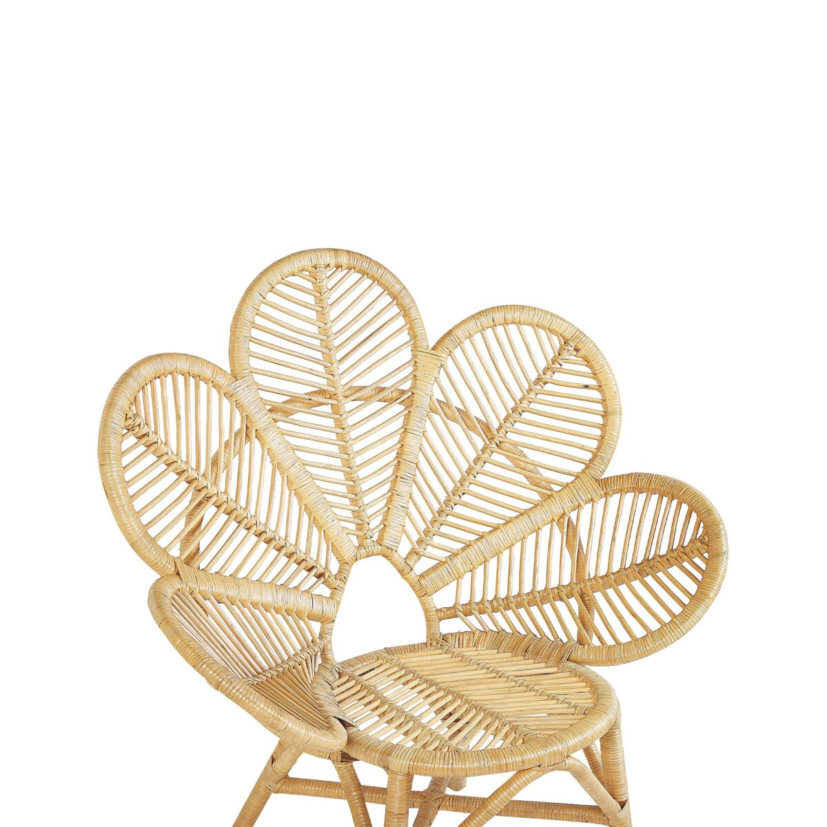 Krzesło ogrodowe Zestaw 2 Rattan Beżowy FLORENTINE