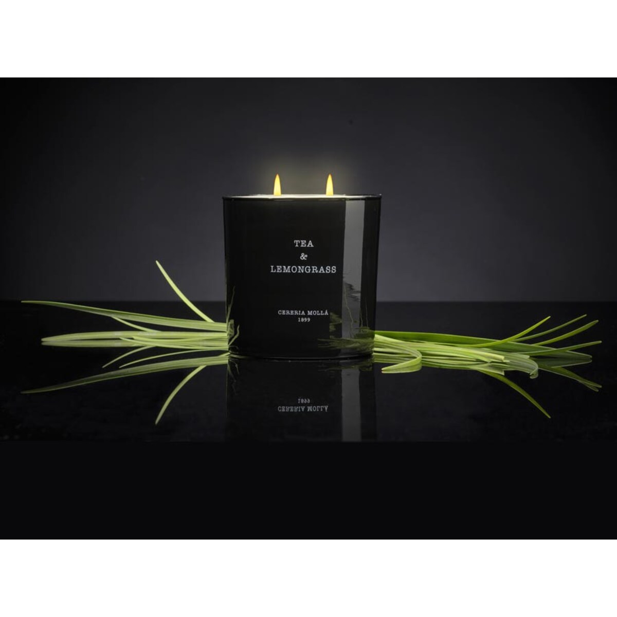 Świeca zapachowa Tea & Lemongrass, 600 g, Cereria Molla