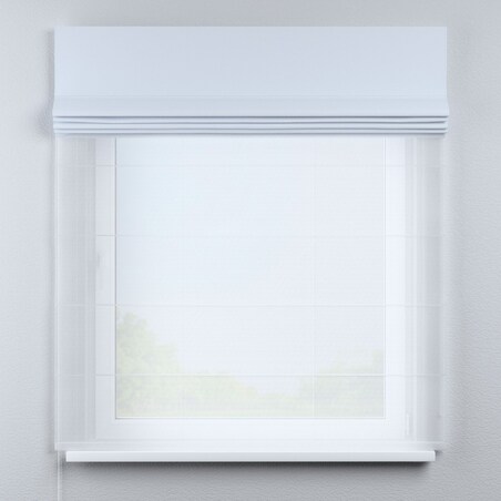 Roleta rzymska Duo, szaro-biały, Blackout - zaciemniające