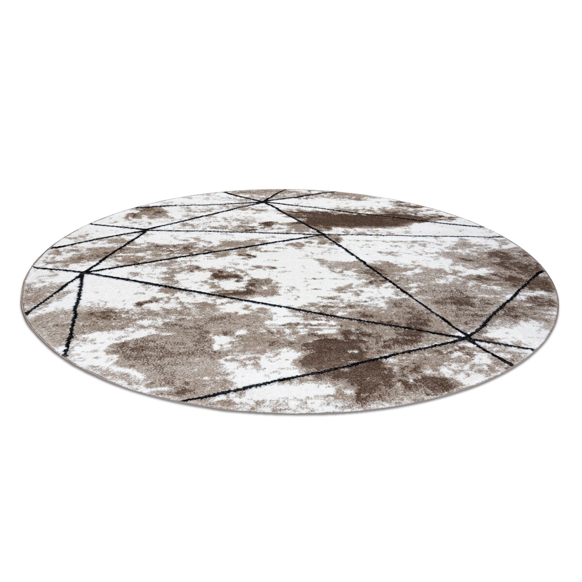 Dywan nowoczesny COZY Polygons Koło, koło 200 cm