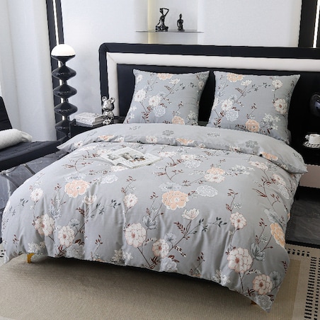Pościel Bawełniana Premium 160X200 Kwiaty