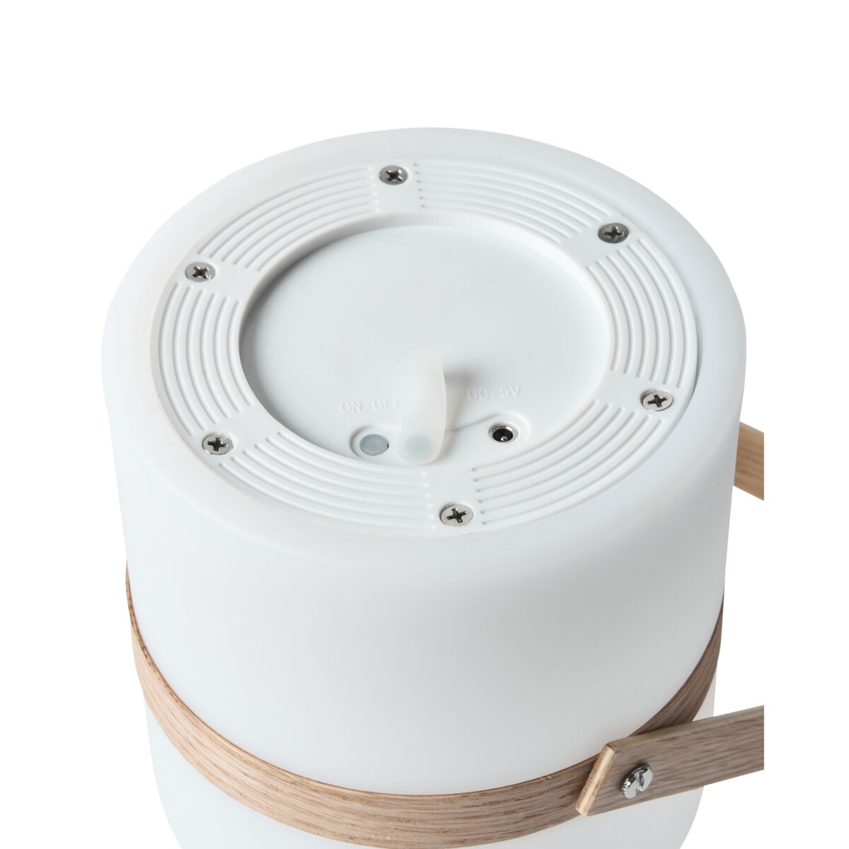 Lampa ogrodowa stołowa LED ESTERO 25 cm Z pilotem Złamana biel