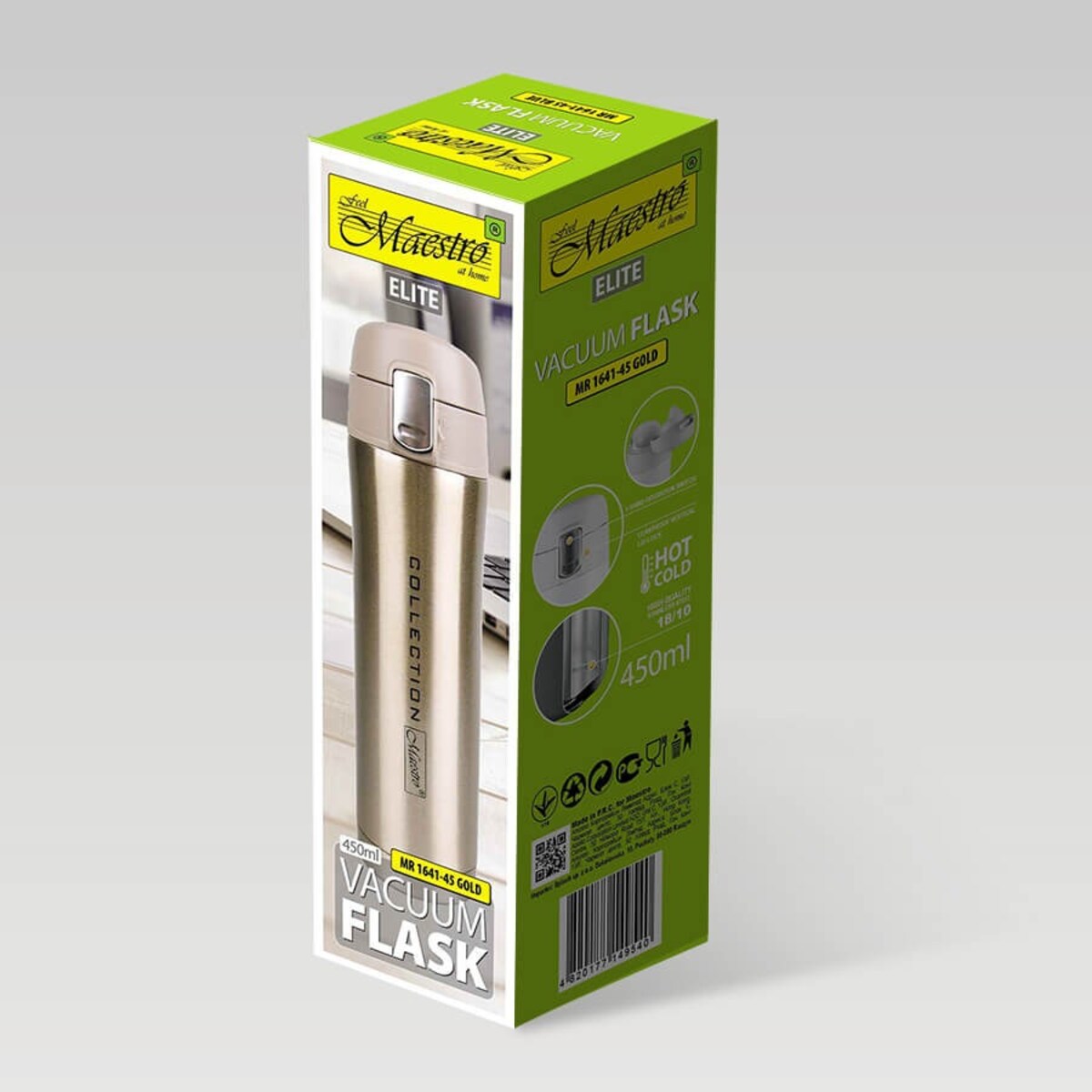 Kubek termiczny na kawę do kawy 450ml złoty MAESTRO MR-1641-45-GOLD