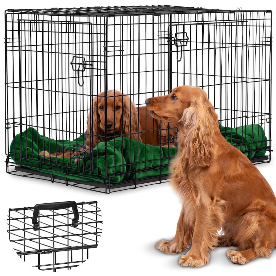 Klatka dla psów + legowisko 92x58x63 cm Pethaus 620100-606100