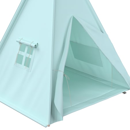Tipi, pastelowy błękit, 110 x 110 x 155 cm, Cotton Story