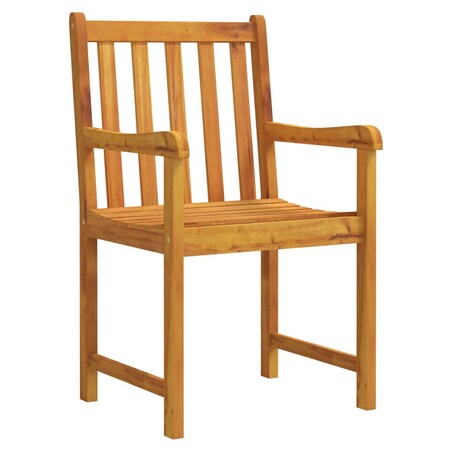 vidaXL Krzesła ogrodowe, 2 szt., lite drewno akacjowe