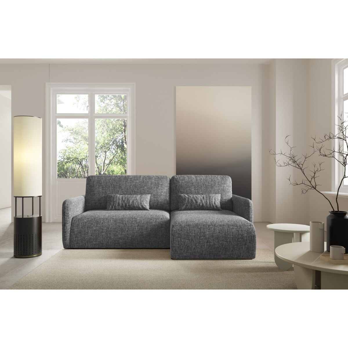 Narożnik LIVELLO L z funkcją spania Kolor: IMO 60