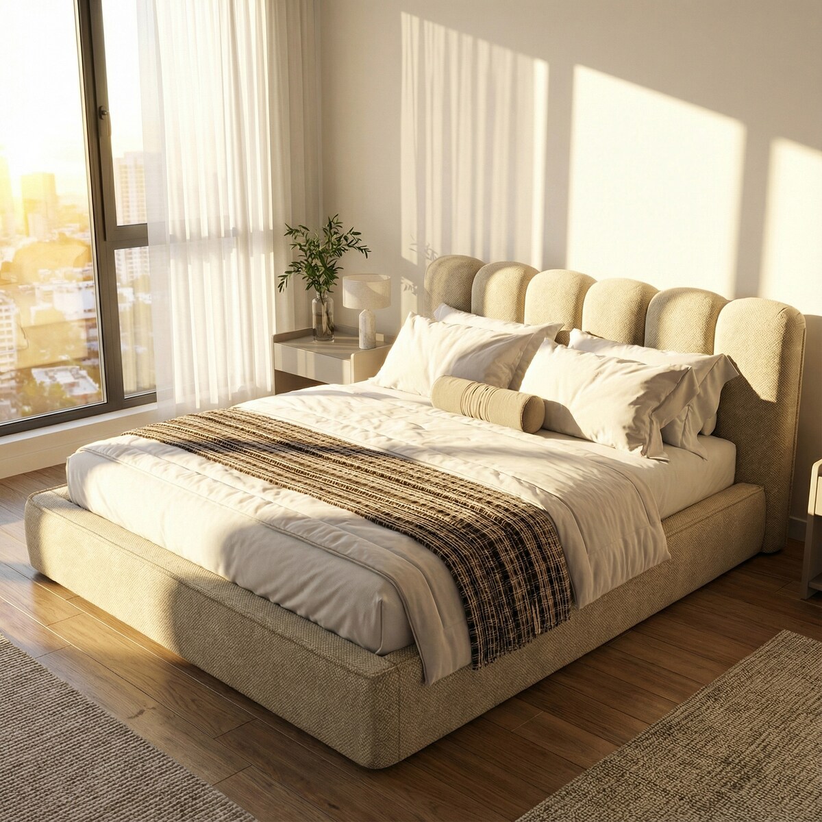 Łóżko Tapicerowane Veneto 140X200 Stelaż Pojemnik Na Pościel Loop 06