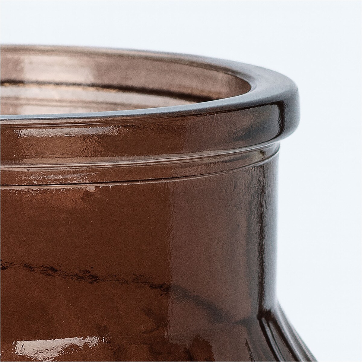 Wazon Szklany Wysoki Cylinder Dekoracyjny Na Kwiaty Ozdobny 23,5 cm