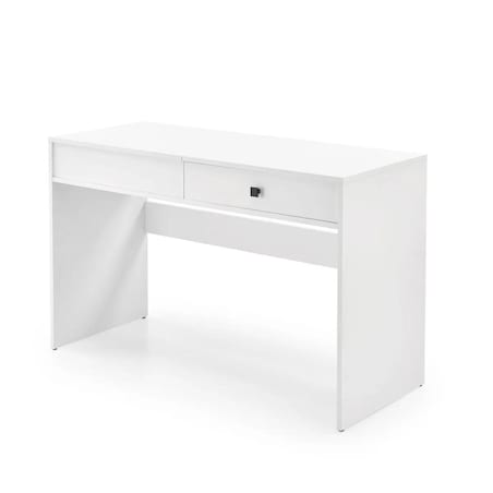 Toaletka MEGAN biała z lustrem