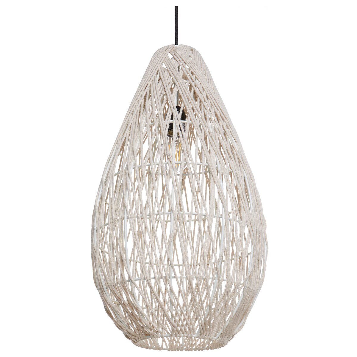 Lampa wisząca ANNOTTO Bawełna Beżowy