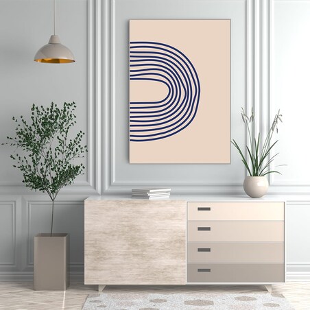 plakat painted lines 4 50x70 cm