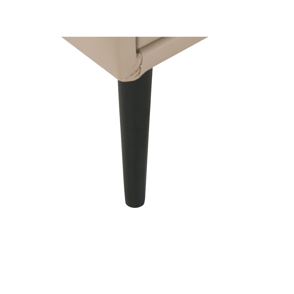 Szafka nocna ekoskóra beżowa ESSONNE