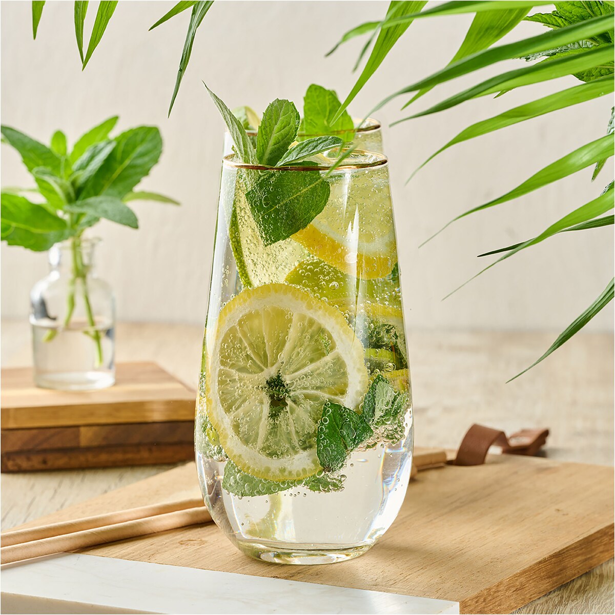 4X Szklanki Kryształowe Do Koktajli Napojów Drinków Prezent 580 Ml Komplet Zestaw Szklanek