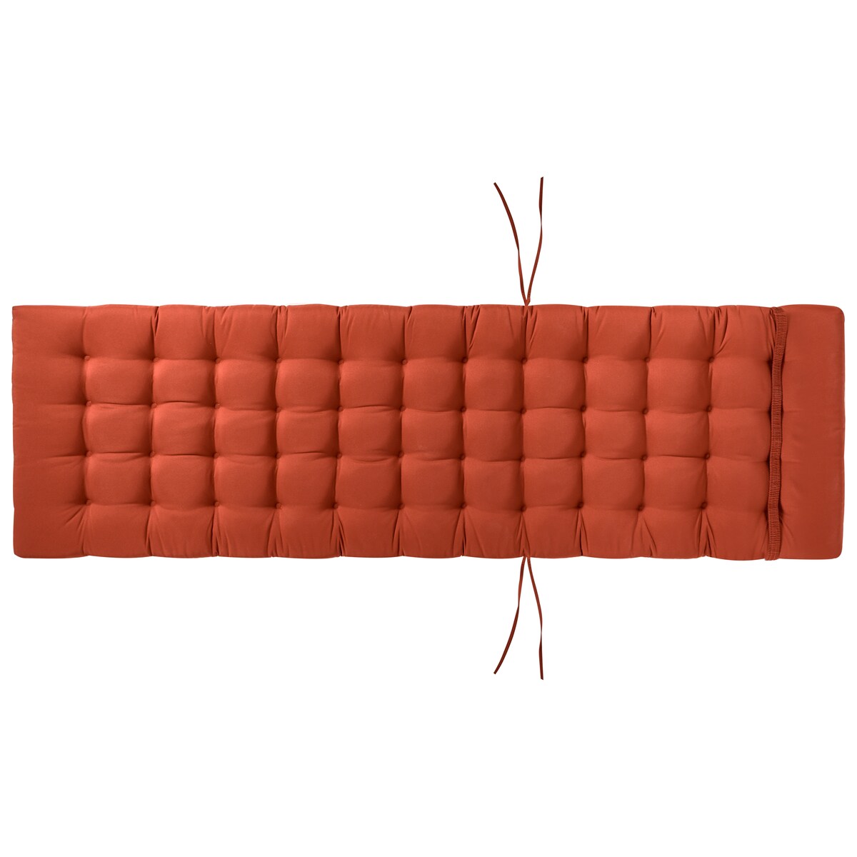 Poduszka na leżak ogrodowy CESANA PREMIUM 192 x 56 cm Czerwony