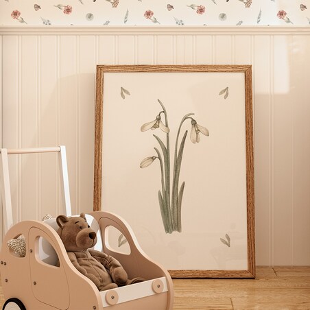 Plakat dla dzieci Przebiśniegi 30x40