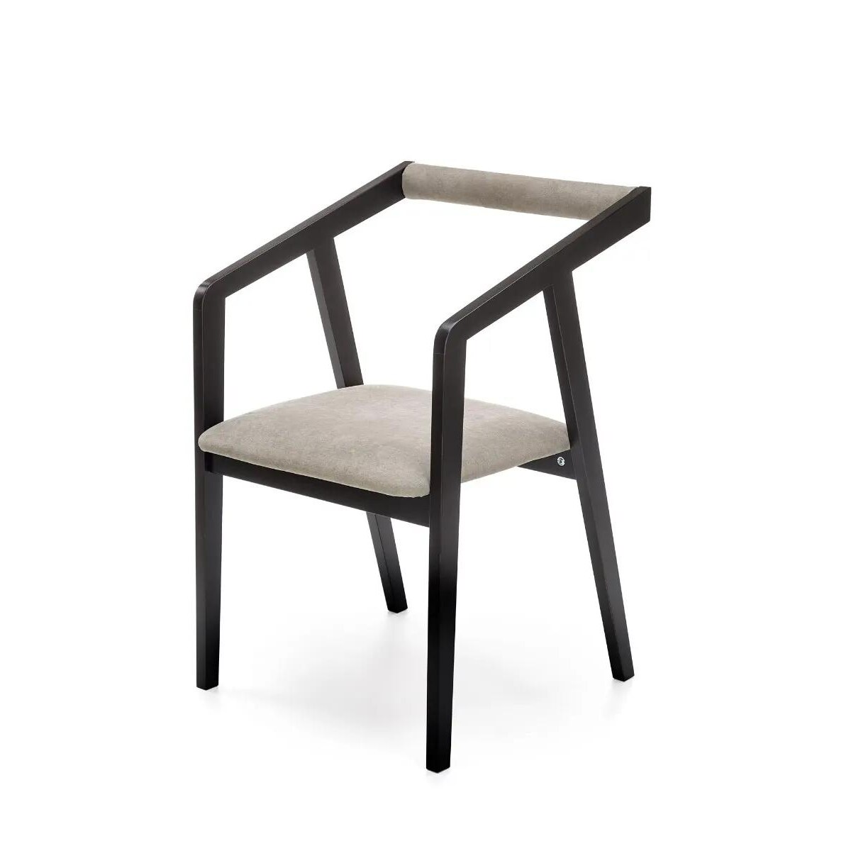 Krzesło AZUL VELVET czarne/szare