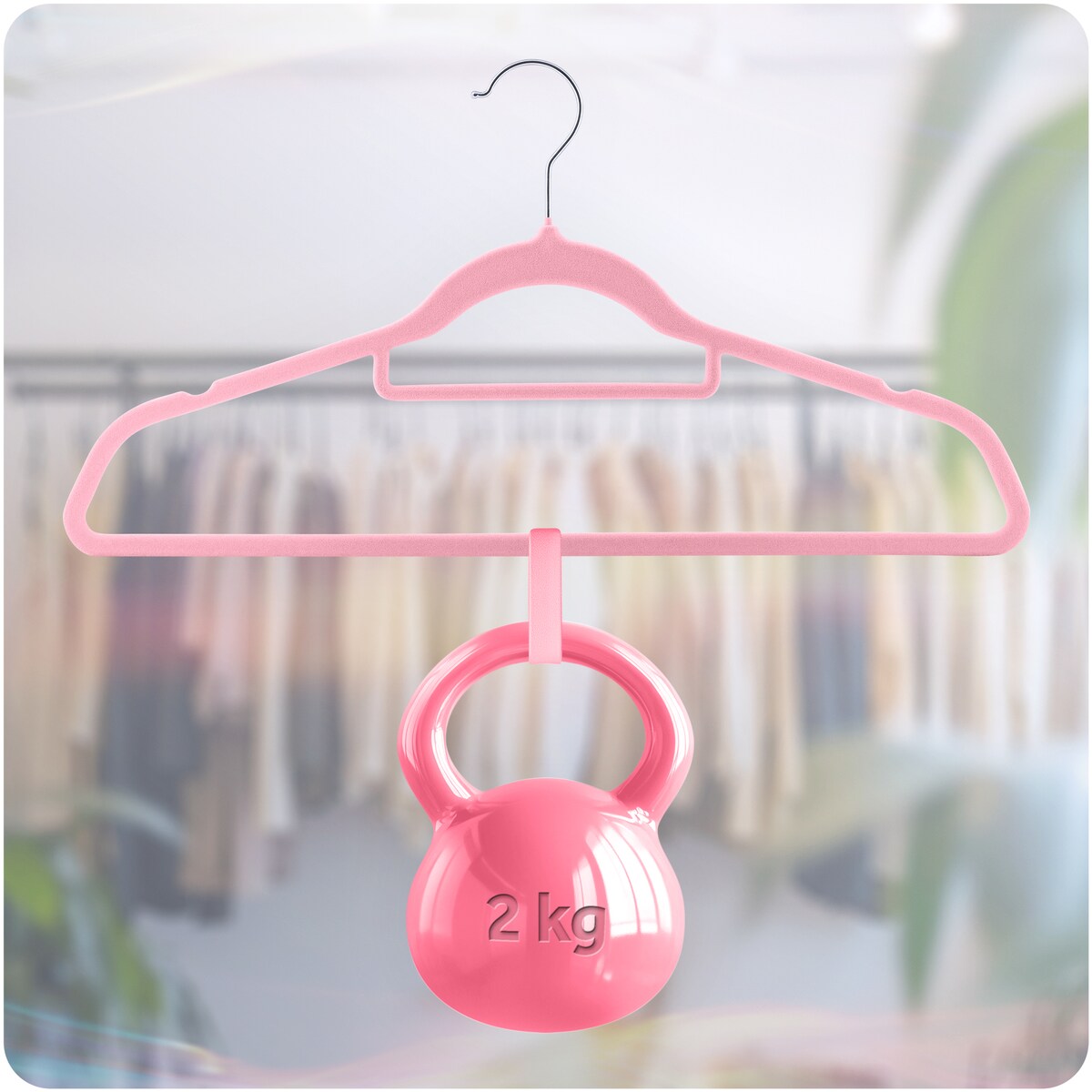 Wieszaki na ubrania welurowe do szafy zestaw 20szt. Massido