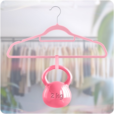 Wieszaki na ubrania welurowe do szafy zestaw 20szt. Massido