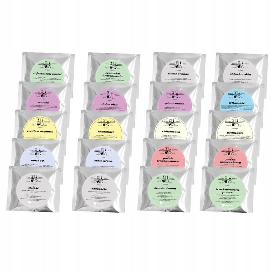 Zestaw prezentowy upominkowy "HERBATA Z TOBĄ" - herbaty premium 20 smaków - prezent upominek na walentynki dla chłopaka dziewczyny niej niego żony męża kobiety faceta mężczyzny narzeczonej