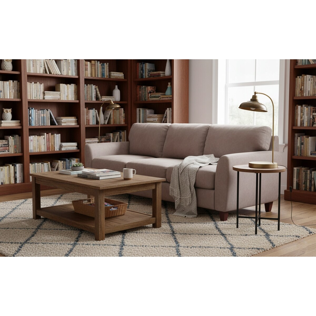 LAMPA STOŁOWA BIURKOWA NOCNA STOJĄCA E27 ZŁOTA LOFT ZŁOTA DO SALONU 52cm